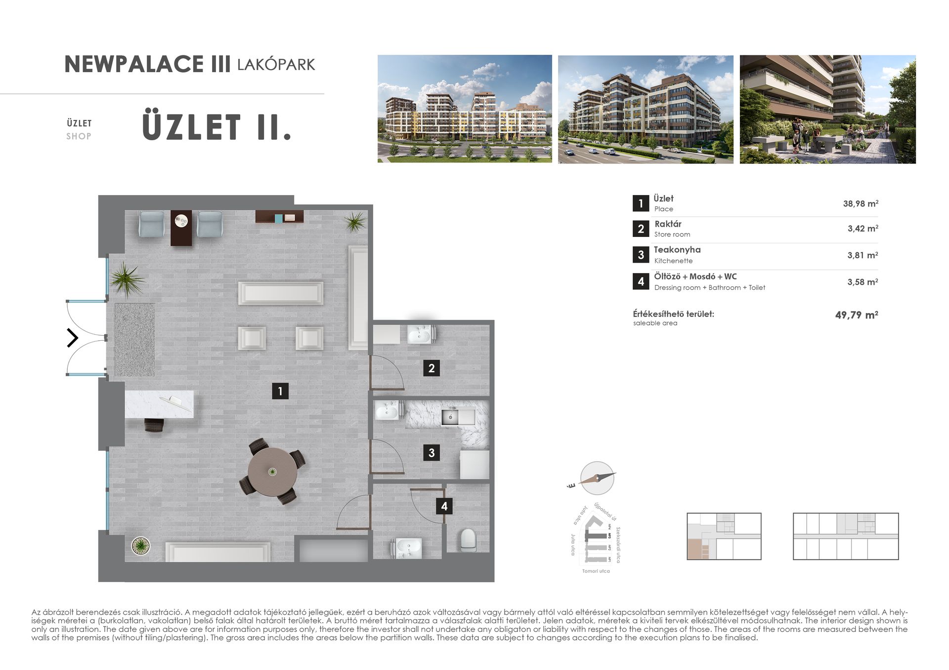New Palace III Üzlet II.